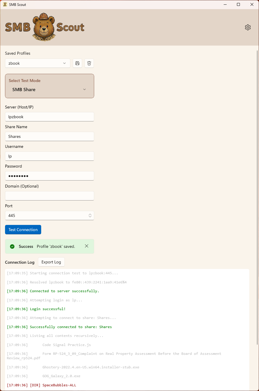 SMB Share Diagnostic